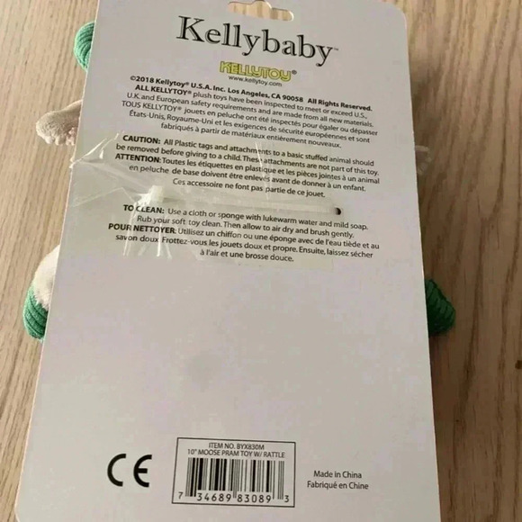 🆕Kelly Baby Rattle Reindeer Moose Plush Animal Toy🆕 - Picture 3 of 4